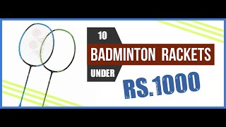 Best badminton racket under 1000  Nanometric made in Japan [upl. by Aseefan]