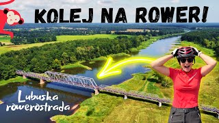 Kolej na rower  lubuski HIT i tajemnicza czerwona małpa🐵 [upl. by Flaherty556]