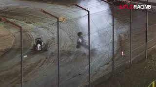 USAC Western States Midget Highlights  Bakersfield Speedway 40619 [upl. by Nazay]