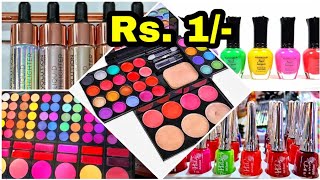 Cheapest Makeup Wholesale Market In Kolkata  Makeup Kit Lipstick Kajal  Cosmetics Market [upl. by Ynafetse992]