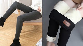 Slim Winter Leggings Review 2021  Best Womens Winter Leggings [upl. by Ynohtnaluap]