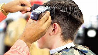 HAIRCUT TUTORIAL CLIPPER OVER COMB TECHNIQUE [upl. by Ennirak403]