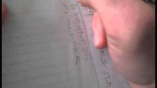 Learn to Write Aramaic  the Herodian alphabet square script 4 of 4 [upl. by Gawen]