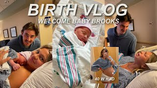 BIRTH VLOG positive birth story  23 hours laboring 👶🏼 [upl. by Ztnaj]