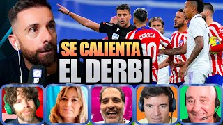 SE CALIENTA EL DERBI POR LOS ÁRBITROS SUPERCOPA EN ARABIA MBAPPÉ Y EMPUJONES A XAVI [upl. by Yona123]