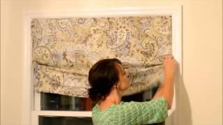 How to Create a Valance from a Pillow Casem [upl. by Odnala]