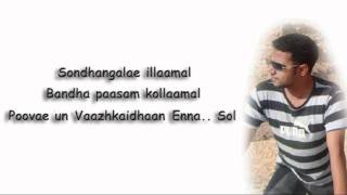 Manram Vandha Tamil Karaoke Mouna Raagam By BiSTRO YouTube [upl. by Adriane]