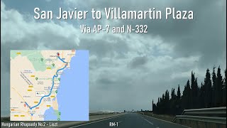 Driving to Villamartin Plaza Valencia Community Spain [upl. by Seton]