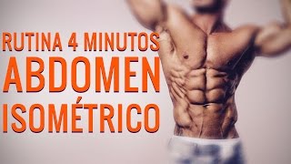 Rutina abdominales isométricos en 4 minutos  RX03 [upl. by Nahsez]