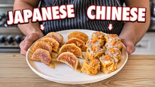 Chinese Dumplings Vs Japanese Dumplings [upl. by Edmund]