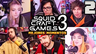 MEJORES MOMENTOS EN SQUID CRAFT GAMES 3 DIA 2 [upl. by Dobb19]