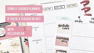 How to Use a Happy Planner Teacher Planner If You’re a Teacher or Not [upl. by Arne]