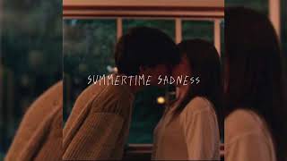 Lana Del Rey  Summertime Sadness  Speed up  Reverb  Rain [upl. by Sayres]