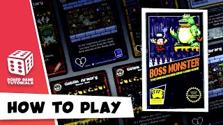 Boss Monster  How To Play  Board Game [upl. by Josey]