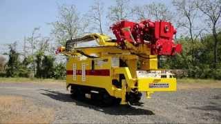 HYDRAULIC DRILLING RIG MI8 FOR WATER WELL MUD DRILLING AND DTH HAMMER DRILLING [upl. by Cirtemed294]