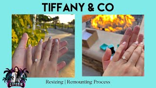 What Happens When Your Tiffany amp Co Ring Doesn’t Fit  Resize  Remounting Process [upl. by Malvin]