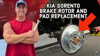 How To Replace Rear Brake Pads and Rotors 20072009 KIA Sorento [upl. by Ulrich160]