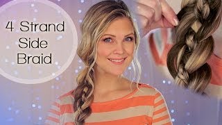 4Strand Side Braid [upl. by Nicholle]