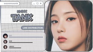 NMIXX  TANK Line Distribution [upl. by Ranna]