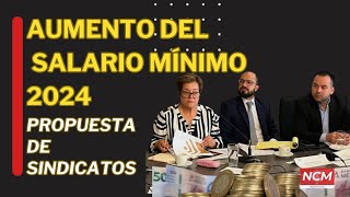 🔴AUMENTO DEL SALARIO MINIMO 2024  Propuesta de Sindicatos SalarioMínimo noticiasdehoy colombia [upl. by Trager734]