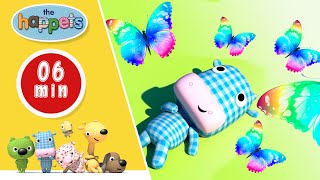 Els Cap de Drap  Happets 🦋🦋🦋  La Papallona  Episodi 2  🦋🦋🦋 Dibuixos animats per a nens [upl. by Ydnir]