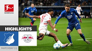 LateGoal Turns Game Around  TSG Hoffenheim  RB Leipzig 43  Highlights  MD 11 – Bundesliga [upl. by Koosis53]