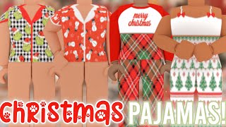 aesthetic roblox christmas pajamas WITH CODES  LINKS [upl. by Nared]