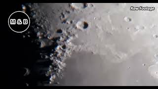 This is Our Moon With Telescope  4K [upl. by Weinberg991]