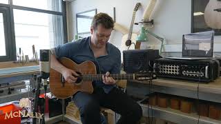 OM12 fret custom demo  quotBluebirdsquot by Shane Hennessy  McNally Guitars [upl. by Bulley744]