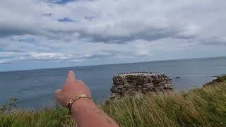 Souter lighthouse nr South Shields UK and fog horn test [upl. by Akeenat]