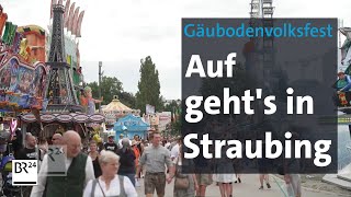 Söder eröffnet Straubinger Gäubodenvolksfest  BR24 [upl. by Treboh101]