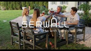 Serwall Outdoor  5Piece Dining Set [upl. by Lemhaj714]