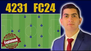 4231 FC24 Creating Chances Tutorial amp Best Custom Tactics [upl. by Yenalem]