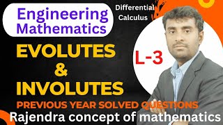 Evolutes and Involutes  Center of Curvature  Radius of Curvature  Engineering mathematics  BSc [upl. by Snider518]