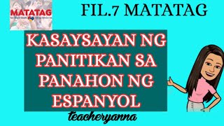 KALIGIRANG PANGKASAYSAYAN NG PANITIKAN SA PANAHON NG KASTILA [upl. by Nywnorb]