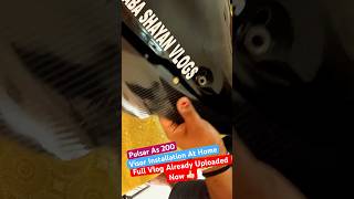 Bike Visor Installation in My Pulsar As 200 vralshorts viral bikelife biker motorcycle m [upl. by Torie250]