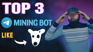 TOP 3 MINING TELEGRAM BOT LIKE DOGS 🚀📊  MAKE YOUR FUTURE PLANS 😨🤑 [upl. by Lerat]