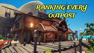 RANKING EVERY OUTPOST IN SEA OF THIEVES [upl. by Rock]