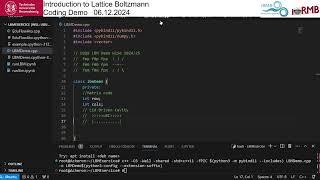 Introduction to lattice Boltzmann 8 Demo Code [upl. by Akerdnuhs221]