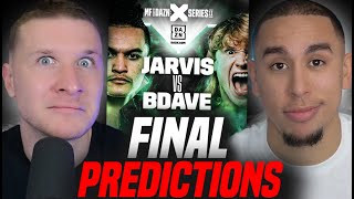 Our FINAL Predictions For Misfits 011 Jarvis vs B Dave [upl. by Llenyt]