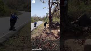 Bike rider comedy video funny like and subscribe 1 milian [upl. by Ahsiret]