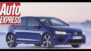 Volkswagen Golf R hot hatch vs the big freeze [upl. by Lagiba]