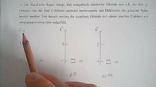 Theorie Das Orbitalmodell Teil 4 – Pauli Prinzip und Hundsche Regel [upl. by Assirral525]