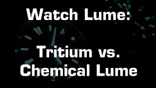 Watch Lume Tritium vs Chemical Luminova whats best for your wrist [upl. by Risteau]