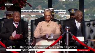 Presidential Inauguration  Ramaphosa vows to work with all parties [upl. by Marjana]