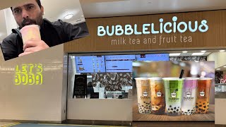 Boba 🧋 Tea Boba milk shakes at Bubblelicious Bubble Tea Greenwood Park Mall Location mlc [upl. by Adyl533]