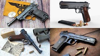 Las 10 Mejores Pistolas de la Segunda Guerra Mundial [upl. by Jesh]