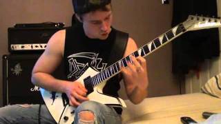 Tornado of Souls solo  Megadeth Covered by Jonny Barker [upl. by Valaria919]