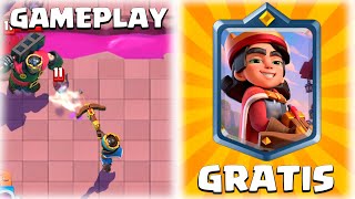 PRINCIPITO GRATIS EN LA TEMPORADA 53  MINI GAMEPLAY DEL NUEVO CAMPEON  Clash Royale Byluant [upl. by Oberon]