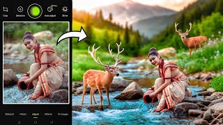 Hypic App photo editing tutorial 💥😱 one click photo background change [upl. by Arihas]